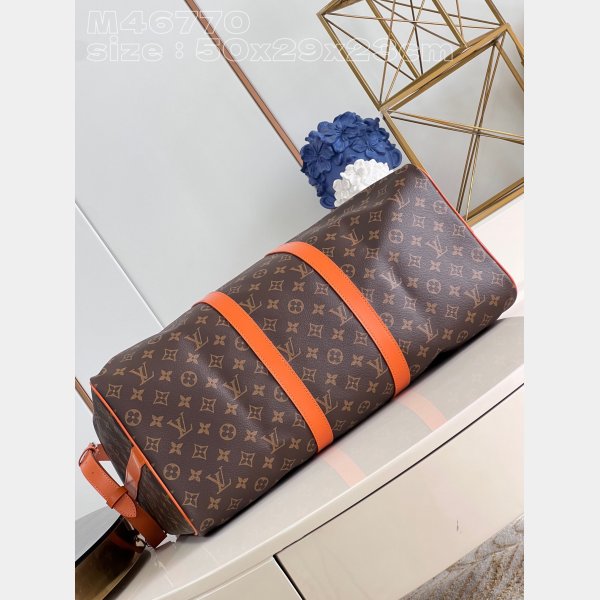 LVS Replica Keepall Bandoulière 50 Monogram Macassar Canvas M46771 Bag