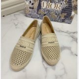 Perfect Dior Replica Openwork Embroidery Fisherman Shoes