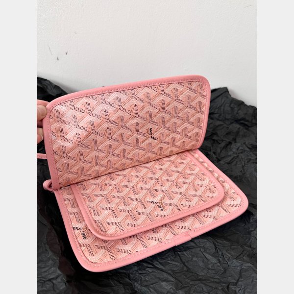 Goyard Wholesale Plumet Pocket Wallet Knockoff Pink Bag