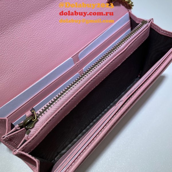 Gucci AAA+ 658243 Diana chain wallet Replica leather Fashion