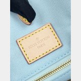 New Louis Vuitton On the Go N40518 Blue Pastel Damier Tote Knockoff Bag