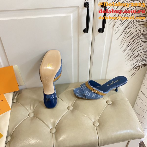 Fashion LOUIS VUITTON 1:1 MIRROR Neo Revival Mule