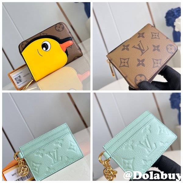 LV Charms Card Holder Replica M83584/M83690 Zippy Coin Purse