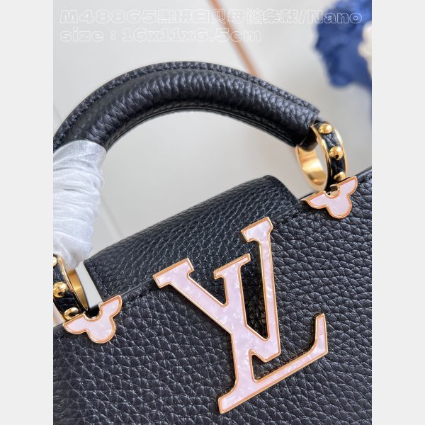 Buy Outlet Replicas Louis Vuitton Capucines M48865 Black Bag