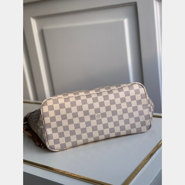 Louis Vuitton Knockoff UK Neverfull MM Damier Azur N50047 Handbags