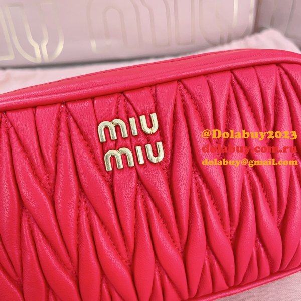 High Quality Designer Miu Miu Matelasse 5NE846 Replica Bag Online Sale