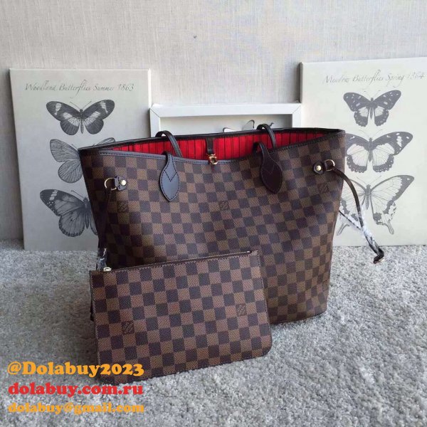 Replica Louis Vuitton Wholesale Neverfull MM Damier Ebene N41358 Brown