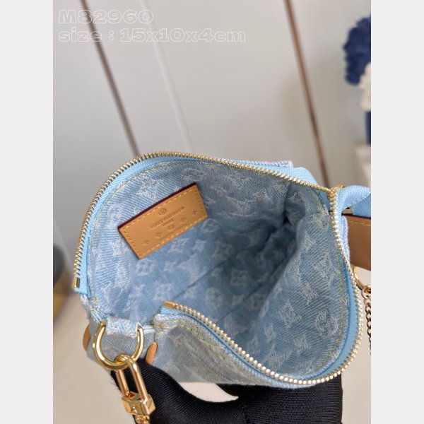 Sunset Monogram Denim M82960 Best Louis Vuitton Replica Bag