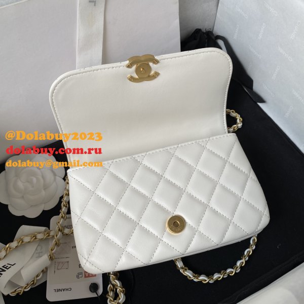 Coco Mail Clutch AP3373 Chain Quilted Replica Designer Bag