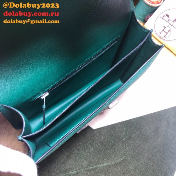 Hermes Constance Bag 23cm Epsom Leather Green