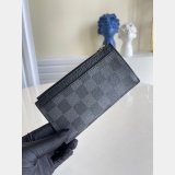 China Replica Louis Vuitton M64038 Coin Card Holder Damier Graphite Canvas